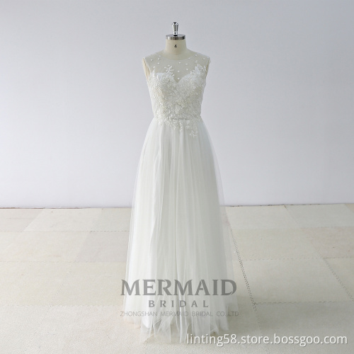 sexy wedding gown backless casual boho wedding dress